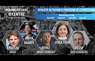 Graphics banner including details of event. 