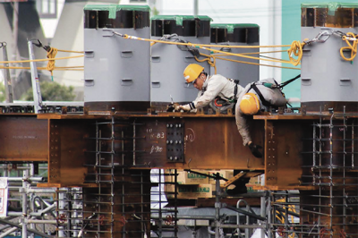 Construction workers. 